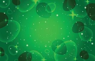 Abstract Green Background Template vector
