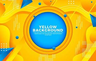 Abstract background with yellow color vector