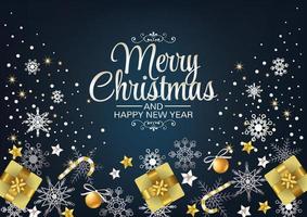 christmas background art design vector dark blue background