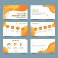 Presentation Slide Template Collection vector