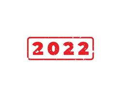 Happy New Year 2022 text design. for Brochure design template, card, banner. Vector illustration. Isolated on white background.