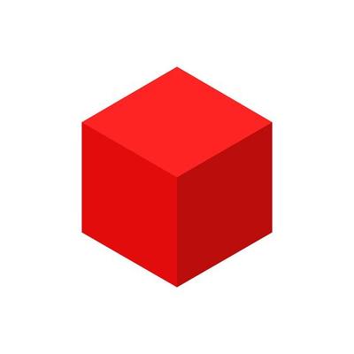 red cube