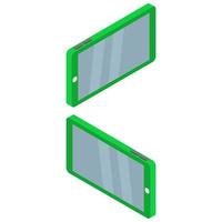 Isometric tablet on a white background vector