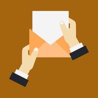 Open message envelope vector