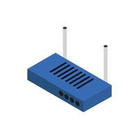 Isometric router on a white background vector