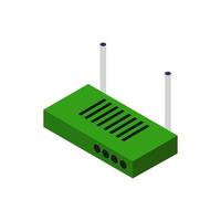 Isometric router on a white background vector