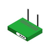 Isometric router on a white background vector