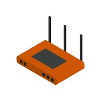 Isometric router on a white background vector