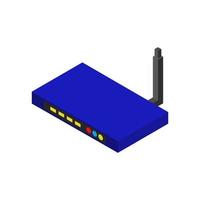 Isometric router on a white background vector