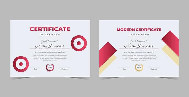 Certificate of Appreciation template, certificate of achievement, awards diploma template