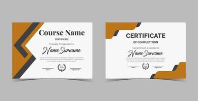 Certificate of Appreciation template, certificate of achievement, awards diploma template vector