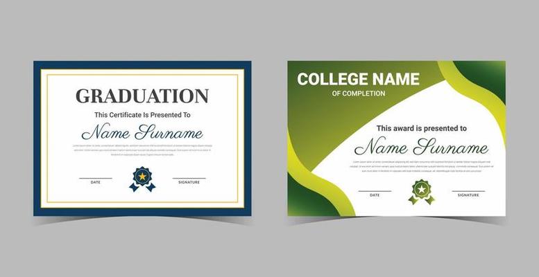 Certificate of Appreciation template, certificate of achievement, awards diploma template