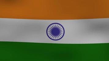 bandeira da índia em segundo plano video