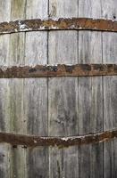 Wooden barrel background photo