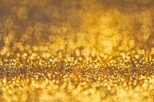 Golden glitter bokeh elegant photo