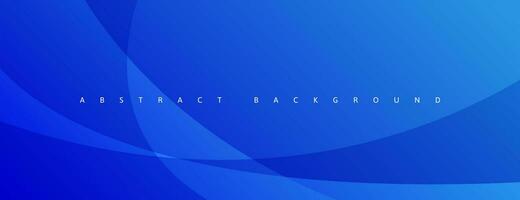 abstract blue wave banner background vector