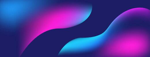 Neon wave abstract background, dynamic wave and light motion background. Vector design template