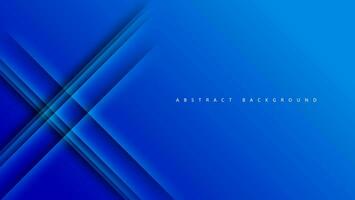 overlapping blue line abstract background with shadow and light vector