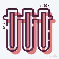 Icon Vector of Vials 2 - MBE Style