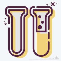 Icon Vector of Vials 3 - MBE Style