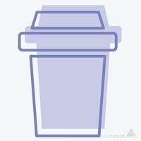 Icon Vector of Tea - Two Tone Style