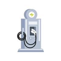 station service pump ecology, white background vector