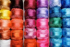 color threads pattern photo