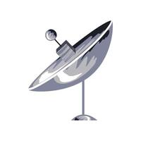 vector aislado icono de comunicación de transmisión de antena espacial