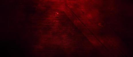 Scary Red and black horror background. Dark grunge red concrete photo