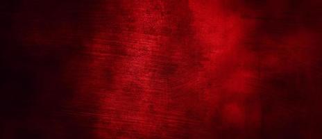 Scary Red and black horror background. Dark grunge red concrete photo