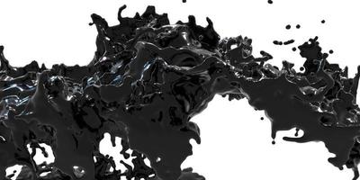 fountain, ink diffused in the air crude oil abstract background splattered oil photo