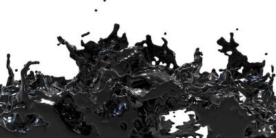 fountain, ink diffused in the air crude oil abstract background splattered oil photo
