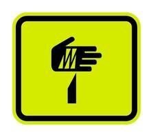 Sharp Point Symbol Sign, Vector Illustration, Isolate On White Background Label .EPS10