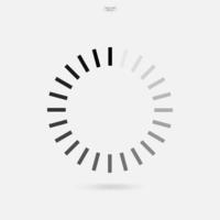 Loading symbol. Abstract spinner icon for web page design. Vector. vector