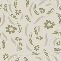 Folk flowers pattern Floral surface design Seamless pattern vector