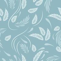 Folk flowers pattern Floral surface design Seamless pattern vector