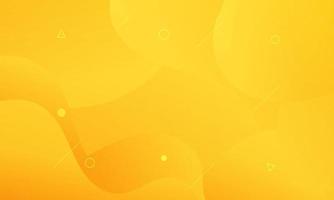 Abstract Yellow Fluid Wave Background vector