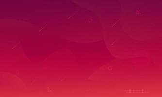 Abstract Red Fluid Wave Background vector