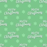 Vector Christmas words seamless pattern.