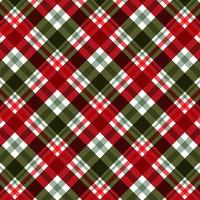 Abstract background with a Christmas themed plaid design vector