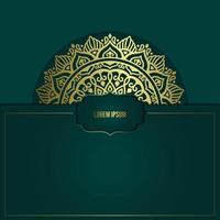 Luxury ornamental mandala background with arabic islamic east pattern style premium vector Free Vecto