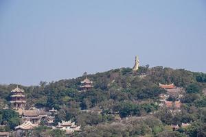 Complejo arquitectónico del templo de Mazu en la isla de Meizhou, China foto