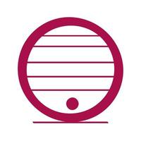 wine barrel storage vector