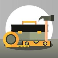 construction repair equipment vector