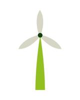 green energy wind turbine vector