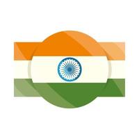 india flag nation vector
