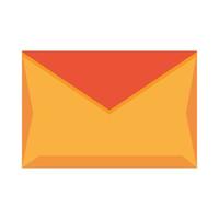 email envelope flat icon vector