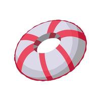 lifebuoy maritime icon vector