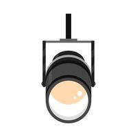 stage light flat icon vector