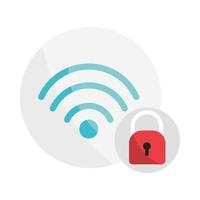 datos de seguridad de internet vector